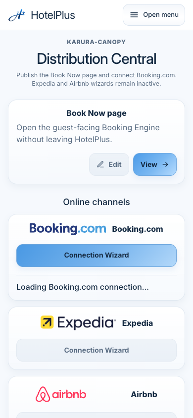 Mobile loading notice